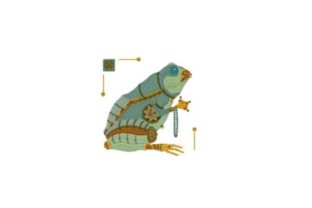 Froggielicious: A Playful Embroidery Design for Creative Sellers