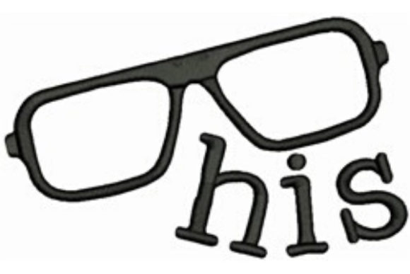 His Glasses: A Playful Embroidery Design for Holiday Creations