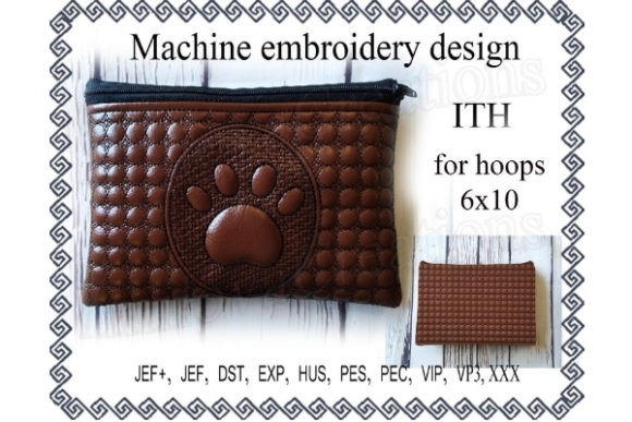 ITH Zippered Bag Dog’s Paw: A Seasonal Embroidery Design Review
