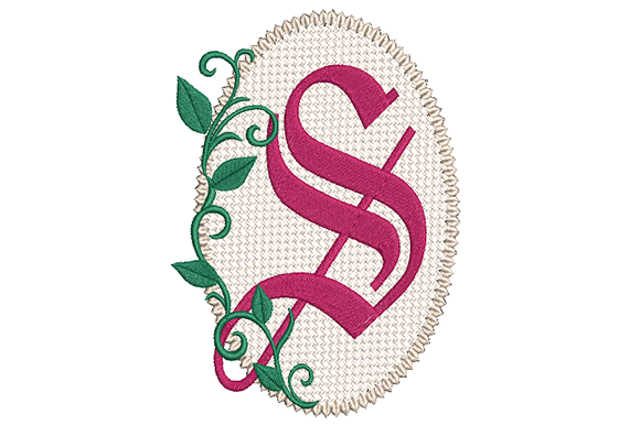 Olde English Monogram Letter S: A Timeless Embroidery Design Review
