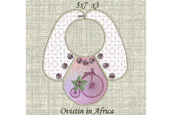 Pink Bicycle Baby Bib for Small Hoops Review