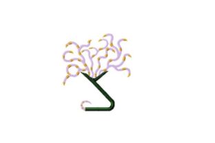 Purple Snake Plant Embroidery Review for Apparel Projects