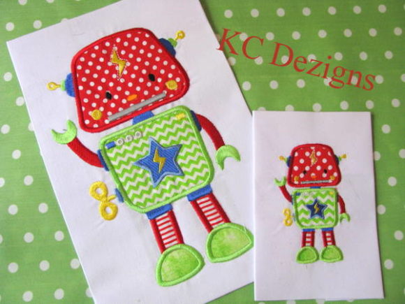Robot Girl: A Playful Seasonal Embroidery Design for Holiday Creations