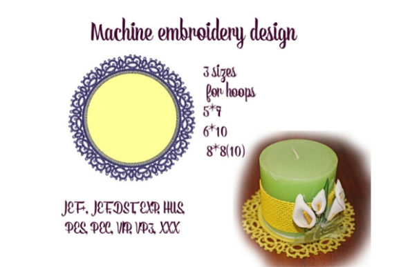 Round Tatting Lace Doily Embroidery Design Review