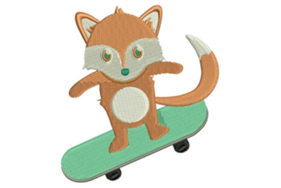 Skateboard Fox Embroidery Design Review