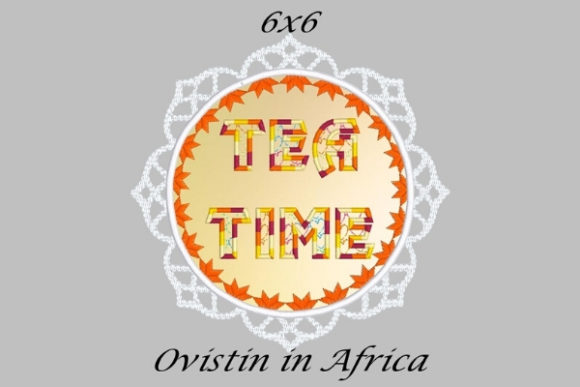 Tea Time FSL Applique Mug Rug: A Holiday Embroidery Gem