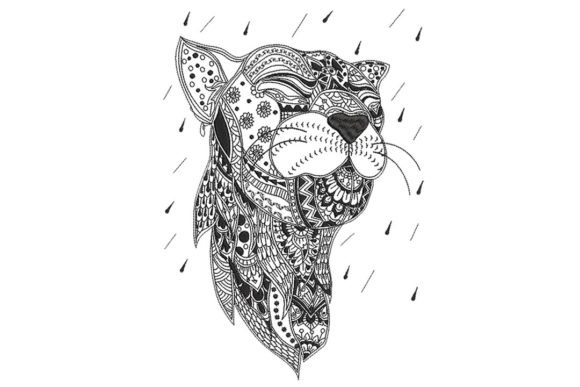 The Cougar 2: A Bold Embroidery Design for Real-World Projects