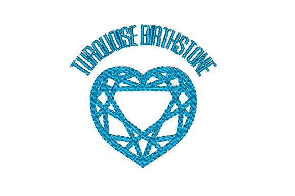 Turquoise Birthstone Faceted Heart Review